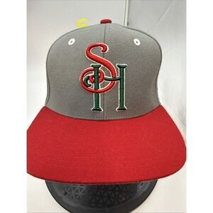 ZHATS SANTAS HELPER NHL Officially Licensed Adjustable Snapback Hat Flat Bill